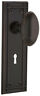 700710 Nostalgic Warehouse Single Bronze Dummy Homestead Door Knob 0640697007106