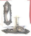 701265 Nostalgic Warehouse Victorian Pewter Door Knobs Plates New