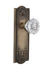 640699 701840 Nostalgic Warehouse Meadows Plate With Crystal Glass Knob 640697018409