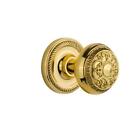 702735 Nostalgic Warehouse Rope Rosette With Egg Dart Knob 640697027357