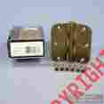 70306-2110 Hickory Hardware English Antique 3.5 X Radius Corner Brass Door Hinge 078555816773
