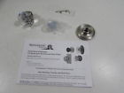 704836 Nostalgic Warehouse Classic Rosette With Crystal Door Knob Satin Nickel