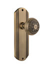 705445 Nostalgic Warehouse Egg And Dart Privacy Door Knob With Deco