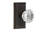 708130 Nostalgic Warehouse Studio Plate With Crystal Glass Knob 640697081304
