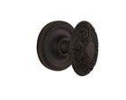 709714 Nostalgic Warehouse Rope Rosette Victorian Knob Passage Bronze