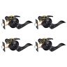 710328647718 Probrico Pack Entrance Lever Door Handle Oil Rubbed