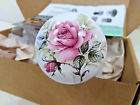 711173 Nostalgic Warehouse Classic Rosette Rose Porcelain Door Knob Privacy Nickel