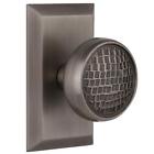715207 Nostalgic Warehouse Studio Plate Craftsman Knob Single Dummy Antique Pewter