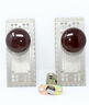 715269 Nostaglic Warehouse Nostalgic Craftsman Plate With Brown Porcelain Knob Passage