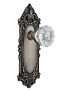 717873 Nostalgic Warehouse Victorian Plate With Crystal Glass Knob 689550107782