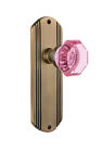 726180 Nostalgic Warehouse Waldorf Interior Mortise Door Knob With Deco Plate