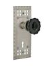 727117 Nostalgic Warehouse Double Dummy Door Knob With Craftsman Plate