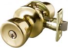 728089 Design House Terrace Entry Knob Polished Brass 044321728083