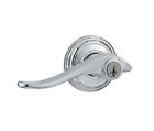 740avl-26 Kwikset Avalon Entry Door Lever Bright Chrome 883351507042