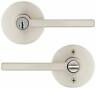 740hflrdt-514s Kwikset Halifax Single Cylinder Keyed Entry Door Grey