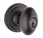 740l-514sgc Kwikset Laurel Entry Door Knob Iron Black 883351570008