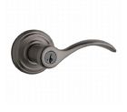 740pml-15as Kwikset Pembroke Entry Door Lever Antique Nickel 883351161794