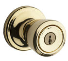 750a-3gc Kwikset Abbey Vestibule Door Knob Bright Brass 883351570046