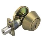 755322 Design House Single Cylinder Antique Brass Latch Deadbolt 044321755324