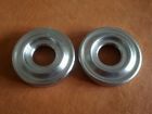 5006.264 8 4 Nickel Roses Baldwin Avail 1 Estate Satin Pair " 3 Diameter