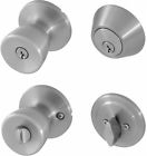 8100305 Honeywell Tulip Knob Combo Door Lock Satin Nickel 814113018803