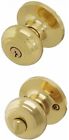 8101001 Honeywell Classic Knob Entry Door Lock Polished Brass 814113017639