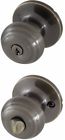 8101101 Honeywell Classic Knob Entry Door Lock Antique Brass 814113017677