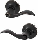8106401 Honeywell Wave Lever Entry Door Lock Oil Rubbed 814113017806