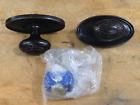 8120vus10b Emtek Assa Abloy Passage Oval Rosette Victoria Knob