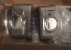 8121wsus15a Emtek Passage Rectangular Rosette Windsor Crystal Knob