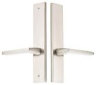 8141us15 Emtek Modern Mortise Passage Door Lever Set Helios Satin Nickel