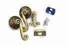 8206rus7lh Emtek Lancaster Door Set
