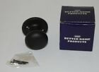 82944blk Better Home Products Mushroom Knob Handleset Trim Black 660414829446