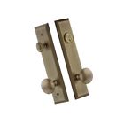 840747 Grandeur Fifth Avenue Tall Plate Backset Vintage Brass 662972407470