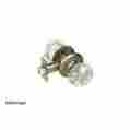 85939 Gainesborough Crystal Door Knob Locking Or Non Bedroom Bathroom Brass Nickel Privacy 004081161018