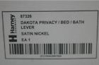 87326 Harney Dakota Lever Satin Nickel