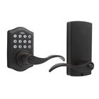 8734401 Honeywell Oil Rubbed Bronze Keypad Electronic Door Lever 814113016847