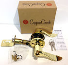 Wl2240lhpb 878898002136 Copper Creek Waverly Entry Door Lever Polished Brass