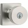883351718394 Kwikset Pismo Keyed Entry Square Modern Door Knob