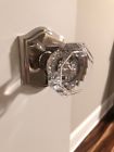 884011836359 Baldwin Half Dummy Clear Door Knobs New In