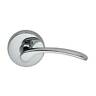 890-00b.pr2 Omnia Lever Privacy Backset Strike Doors Bright