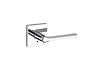 91550-023 Kwikset Lisbon Square Privacy Lever In Polished Chrome 692617795785