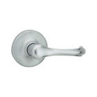 92001161 Kwikset New Satin Chrome Dorian Passage Door Lever 042049100341
