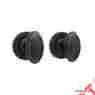 928834 Signature Hardware Bureau Rope Rosette Plate And Large Oval Bead Knob Set Passage Oil Rubbed Bronze