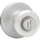 93001-871 Kwikset Of Door Knobs With Privacy Lock In Satin Chrome