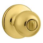 93001-873  Kwikset Polo Bed Bath Knob In Polished Brass 883351589406