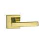 930sq-234t.pa3 Omnia Square Rose Passage Lever Backset Strike Bright