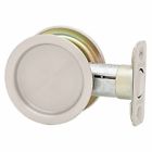 93340-003 Kwikset Round Pocket Door Lock In Satin Nickel 795871534326