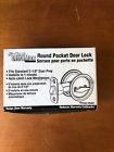 93340-013 Kwikset Antique Brass Round Pocket Door Locks Passage Model