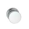 935td-0.pd26 Omnia Dummy Pair Knob Bright Chrome With Traditional Rose